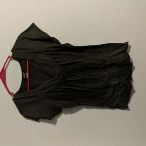 Medium dark gray v-neck